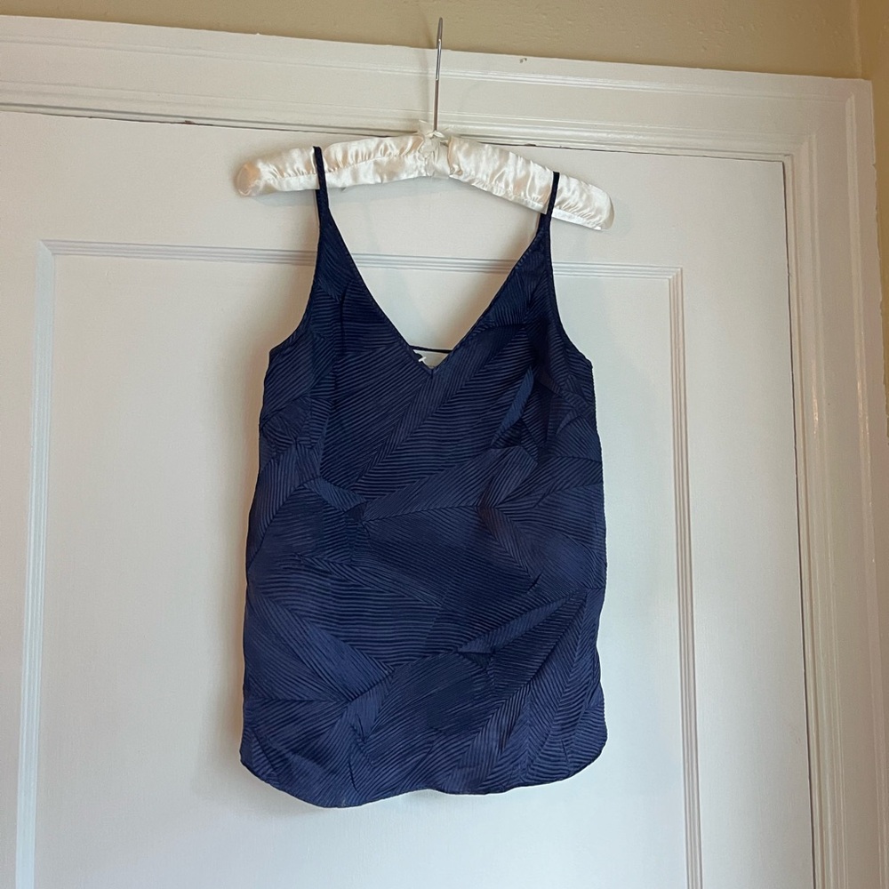 NWT Navy Blue Anthropologie Tank Top XS